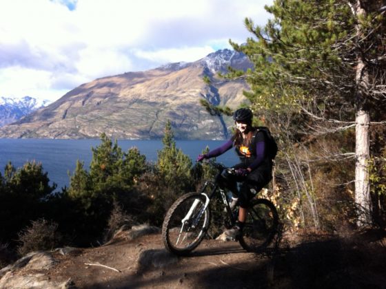 Mountain biking 7 Mile Queenstown cross country trails